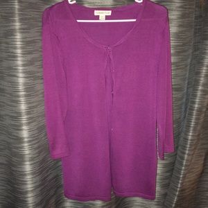 Coldwater creek button down sweater